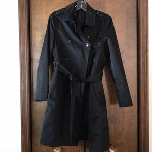 Black trench coat